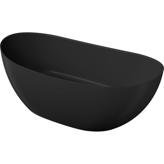 Wanna Wolnostojąca Z Kompozytu Mineralnego Luna Black Matt LUNA0001-36 Emporia