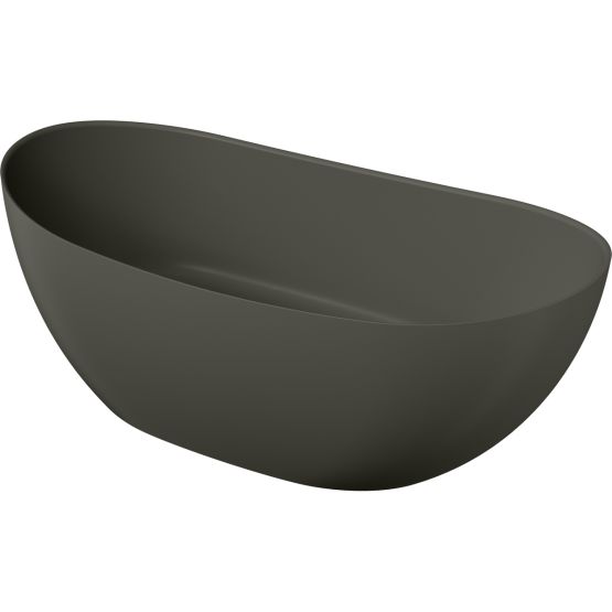 Wanna Wolnostojąca Z Kompozytu Mineralnego Luna Moon Grey Matt LUNA0001-48 Emporia