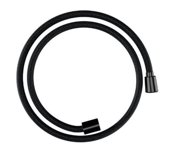 Wąż Prysznicowy Designflex 28220340 Czarny Chrom Szczotkowany Hansgrohe