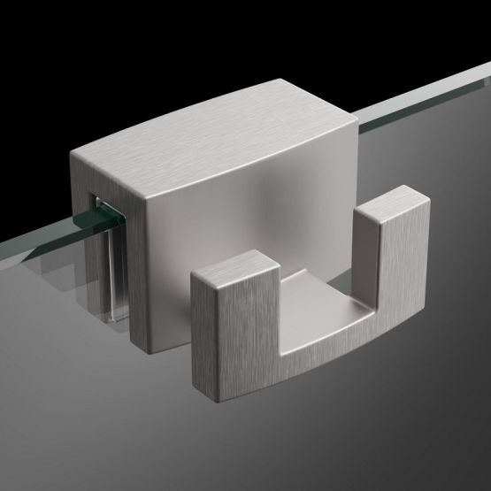 Wieszak Do Mocowania Na Szkle Szczotkowany Nikiel WR-091 Radaway