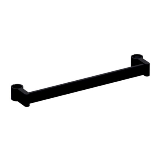Wieszak Na Ręcznik Charleston 918mm Black Matt 0557 Zehnder