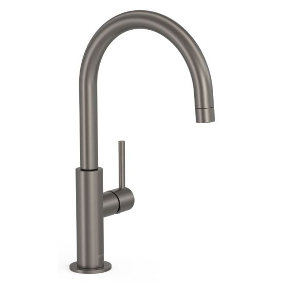 Wysoka Bateria Umywalkowa Z Boczną Dźwignią Study Grafit 26290402GR Tres