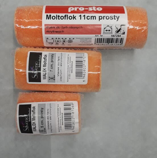 Wałek Moltoflok 11 cm Prosty Pro-Sto
