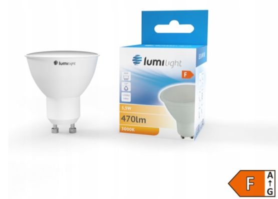 Żarówka LED GU10 5,5W Ciepła LL1582 Lumilight