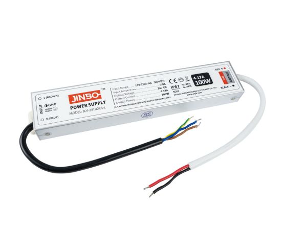 Zasilacz IP67 do taśmy LED - 24V 4.17A 100W Kingled