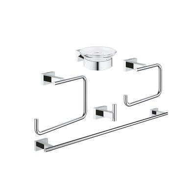 Zestaw Akcesoriów Łazienkowych 5W1 Essentials Cube 40758001 Grohe