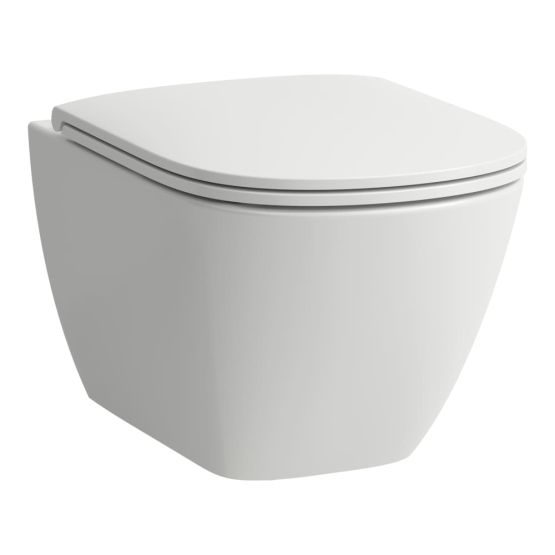 Zestaw Miska Podwieszana Lua Advanced Silent Flush 3w1 + Deska Wolnoopadająca H8660820000001 Laufen