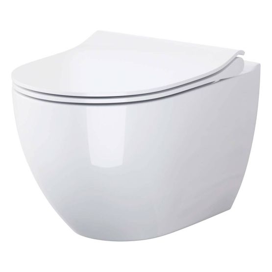 Zestaw Miska WC CleanOn Z Deską Zen Biały S701-428 Cersanit