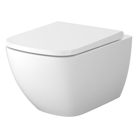 Zestaw Miska WC Vortex Z Deską Zen Biały S701-882 Cersanit