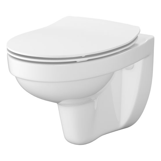 Zestaw Miska WC Z Deską Cersania Biały S701-566 Cersanit