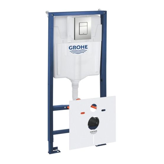 Zestaw Podtynkowy WC Rapid SL 6w1 Stelaż + Przycisk + System Fresh + Kątowniki + Mata 39449000 Grohe