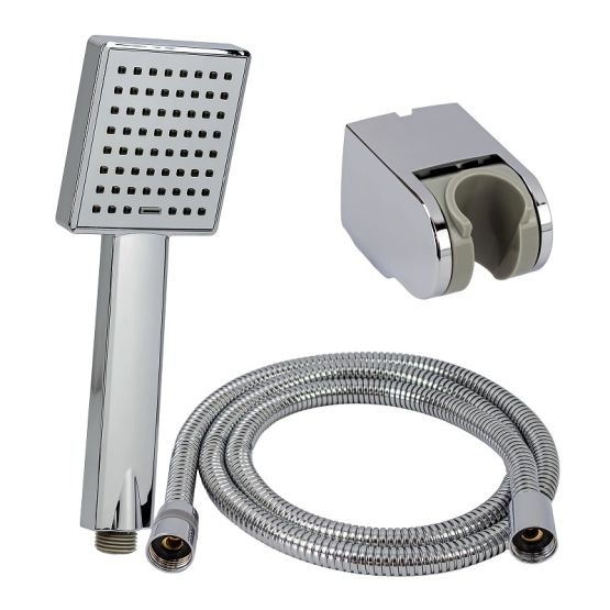 Zestaw Prysznicowy 1-Funkcyjny Punktowy Mistella Chrom ANMI141121 Avapax