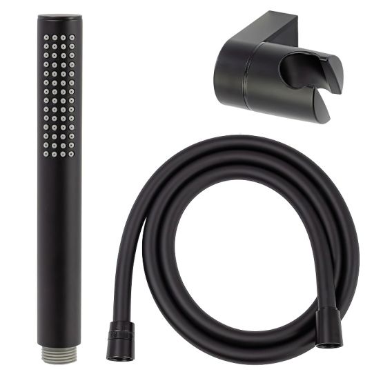 Zestaw Prysznicowy 1-Funkcyjny Punktowy Ultimate Czarny ANUL141321 Avapax