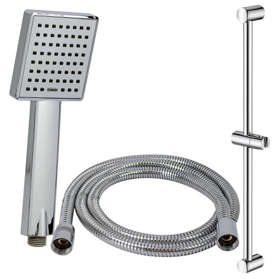 Zestaw Prysznicowy 1-Funkcyjny Z Drążkiem Mistella Chrom ANMI151121 Avapax