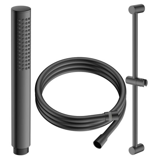 Zestaw Prysznicowy 1-Funkcyjny Z Drążkiem Ultimate Gun Metal ANUL151421 Avapax