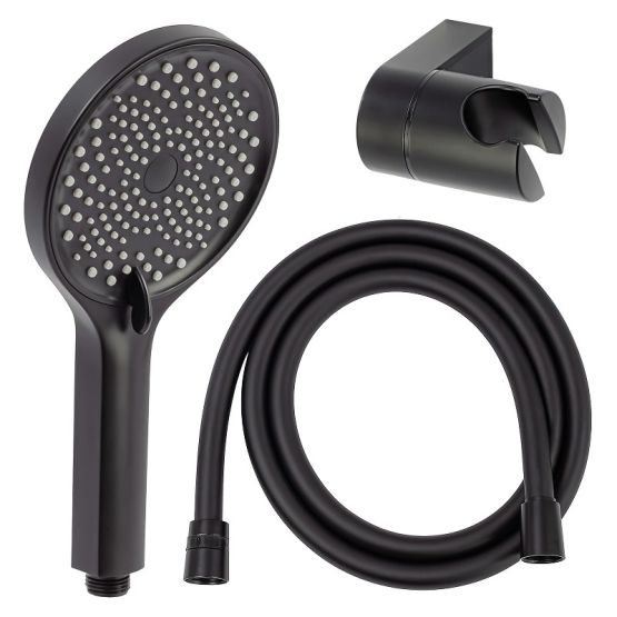 Zestaw Prysznicowy 3-Funkcyjny Punktowy Ultimate Czarny ANUL141331 Avapax