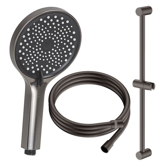 Zestaw Prysznicowy 3-Funkcyjny Z Drążkiem Ultimate Gun Metal ANUL151431 Avapax