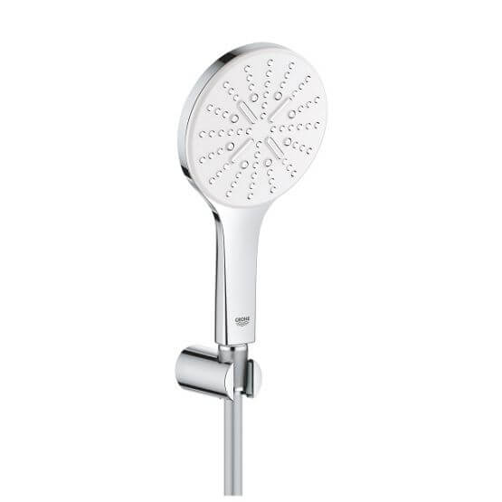 Zestaw Prysznicowy, 3 Strumienie Rainshower SmartActive 130 Moon White 26581LS0 Grohe