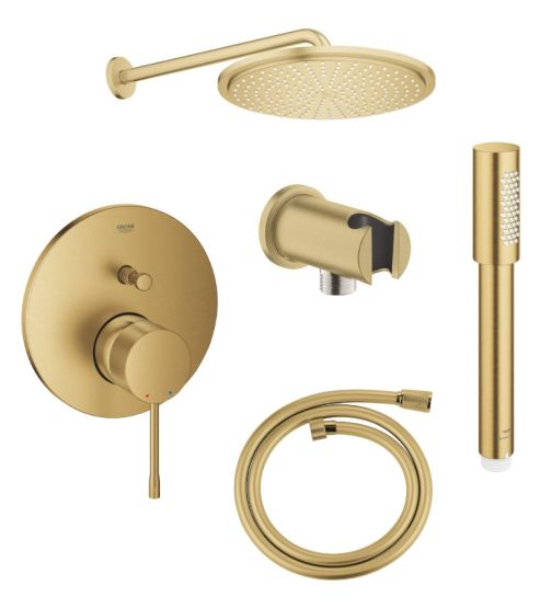 Zestaw Prysznicowy Essence Brushed Cool Sunrise 24167GN1+26066GN0+28362GL1+26866GN0+26658GN0 Grohe