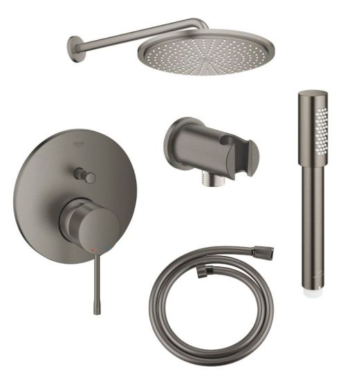 Zestaw Prysznicowy Essence Professional Brushed Hard Graphite PGC-14.2 + Podtynk Za 1PLN Grohe