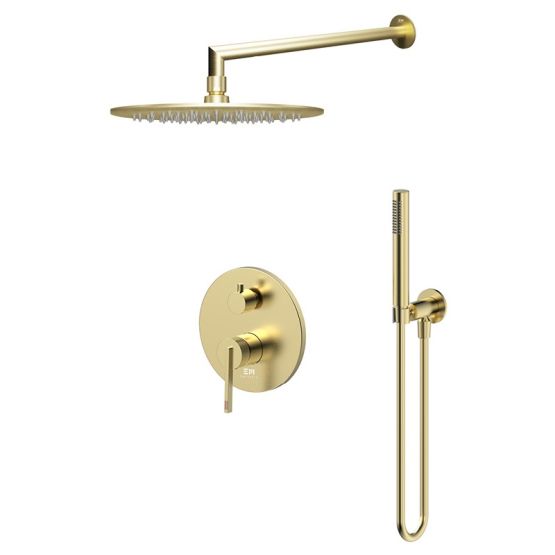 Zestaw Prysznicowy Ori Złoty Szczotkowany ZESTAW-ORI-30-GN Emporia