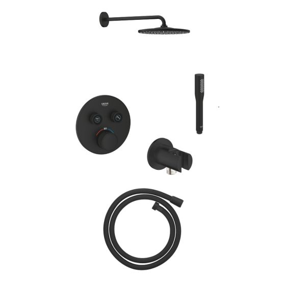 Zestaw Prysznicowy Podtynkowy 18.1 SmartBox Phantom Black Grohe