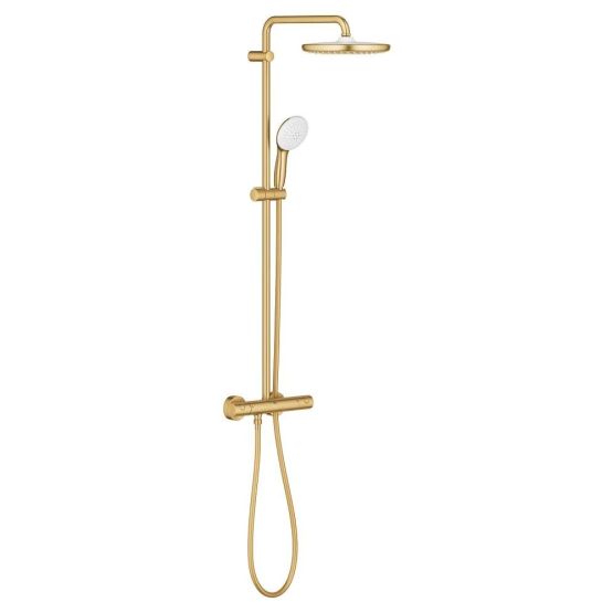 Zestaw Prysznicowy Z Termostatem Tempesta 250 Brushed Cool Sunrise 26670GN1 Grohe