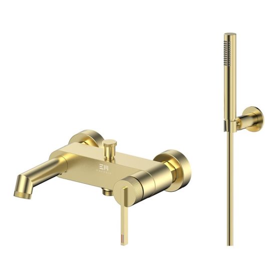 Zestaw Wannowy Ori Złoty Szczotkowany ZESTAW-ORI-29-GN Emporia