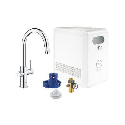 Zestaw Z Wyciąganą Wylewką W Kształcie C GROHE Blue Professional 31325002 Grohe