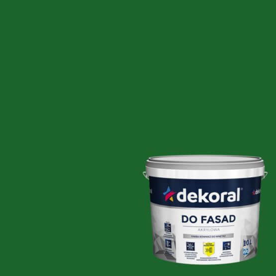Farba Akrylowa Do Fasad Polinit Zielony 5L Dekoral